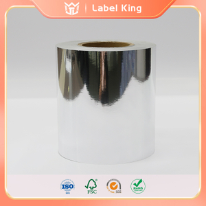 Жылтыр күміс ламинатталған қағаз - су өткізбейтін және сызаттарға төзімді басып шығару - таза тағам және күнделікті күтімге арналған қаптама жапсырмалары