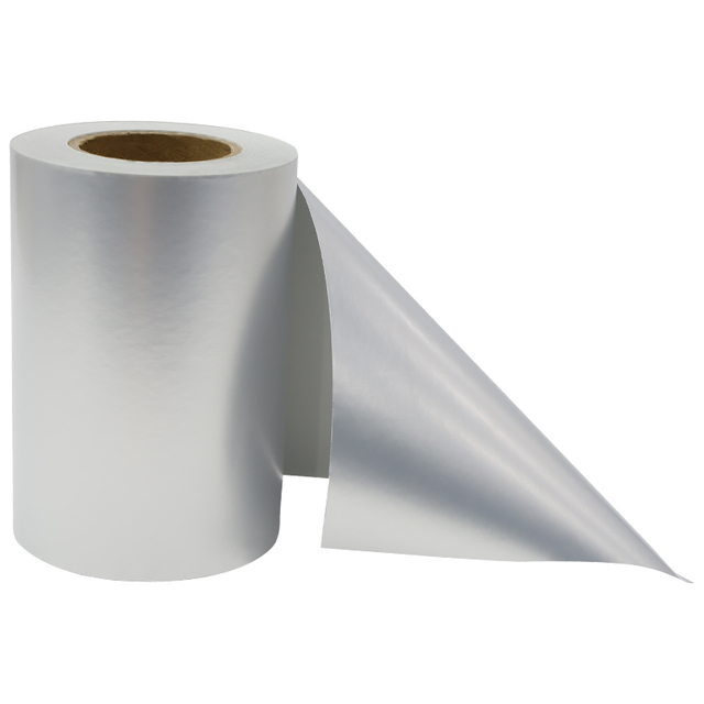 38μm Ασημί ματ PET/80g Glassine