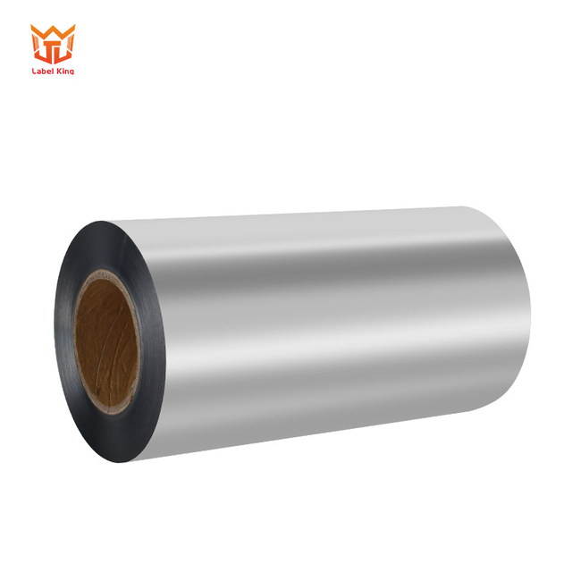 Fond transparent BOPP argent&eacute; brillant