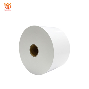 Material en rollo de etiquetas semibrillante de 80 g de alta calidad con cristal blanco de 60 g 