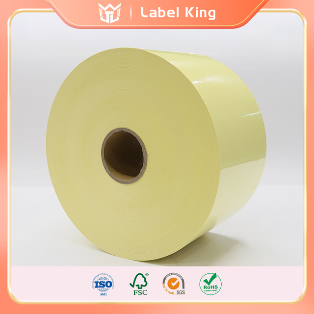 16μm PET-etikett-klistremerke Jumbo-rull lagermerking